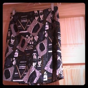 Colorful Printed Skort